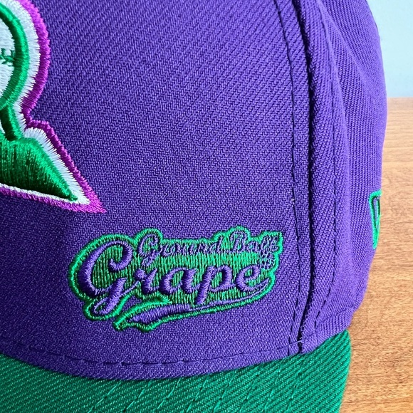 59Fifty Baseball Hat Colorado Rockies Big League Chew Ground Ball Grape 7 1/4 - Picture 4 of 13